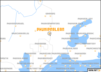 map of Phumĭ Praléan