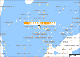 map of Phumĭ Prâlĕch Sânda