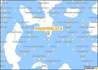 map of Phumĭ Prâlĕch