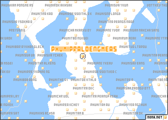 map of Phumĭ Prâlœ̆ng Méas