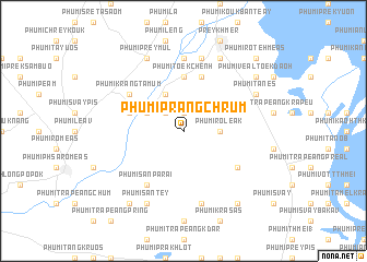 map of Phumĭ Prăng Chrum
