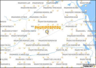 map of Phumĭ Prâprau