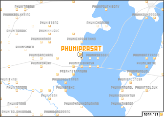 map of Phumĭ Prasat