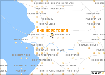 map of Phumĭ Prâtaông