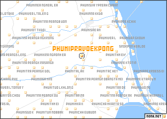 map of Phumĭ Prâvœ̆k Pông
