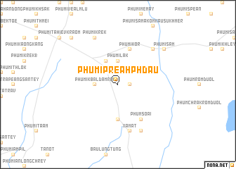 map of Phumĭ Preăh Phdau