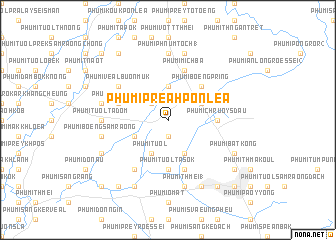 map of Phumĭ Preăh Pônléa