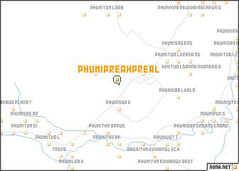 map of Phumĭ Preăh Préal