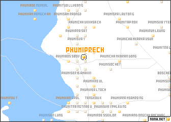 map of Phumĭ Prĕch