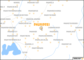 map of Phumĭ Prei