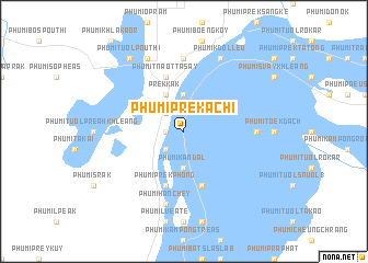 map of Phumĭ Prêk Achi