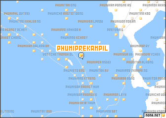 map of Phumĭ Prêk Âmpĭl