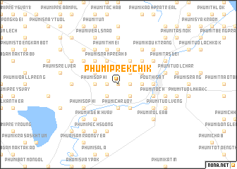 map of Phumĭ Prêk Chik