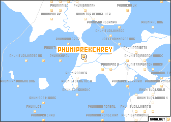 map of Phumĭ Prêk Chrey