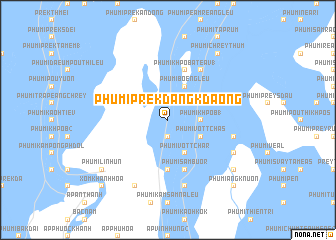 map of Phumĭ Prêk Dâng Kdaông