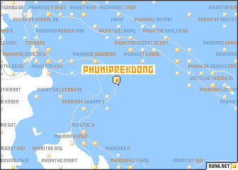 map of Phumĭ Prêk Dong