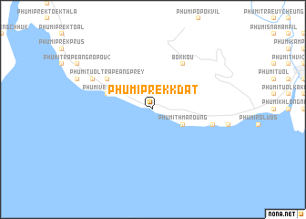 map of Phumĭ Prêk Kdat