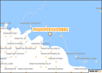 map of Phumĭ Prêk Krâbau