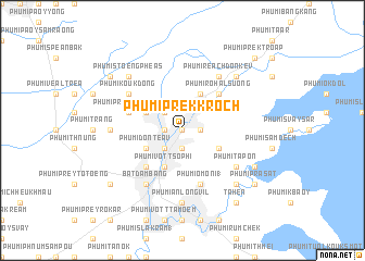 map of Phumĭ Prêk Kroch