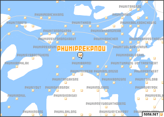 map of Phumĭ Prêk Pnŏu