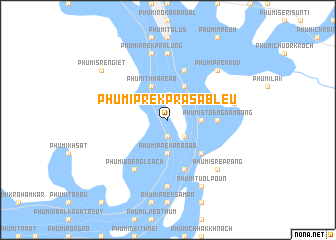 map of Phumĭ Prêk Prâsáb Leu