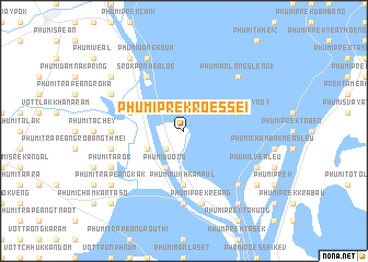 map of Phumĭ Prêk Rœssei