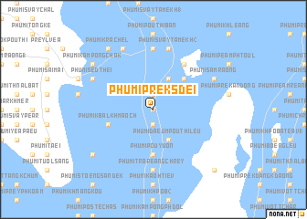 map of Phumĭ Prêk Sdei