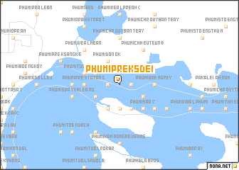 map of Phumĭ Prêk Sdei