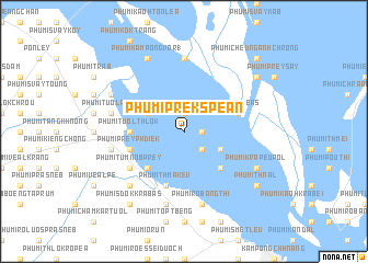 map of Phumĭ Prêk Spéan