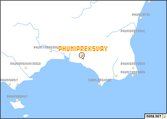map of Phumĭ Prêk Svay