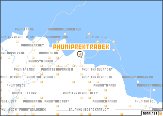 map of Phumĭ Prêk Trâbêk