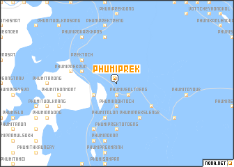 map of Phumĭ Prêk