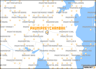 map of Phumĭ Prey Châmbák