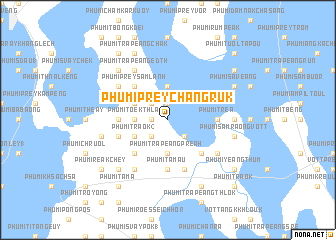 map of Phumĭ Prey Chângrŭk