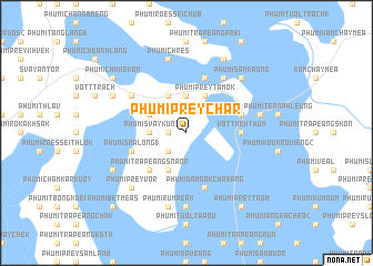 map of Phumĭ Prey Char