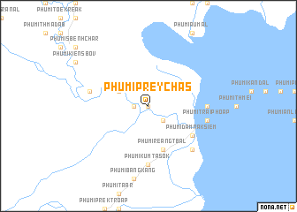 map of Phumĭ Prey Chăs