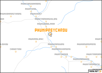 map of Phumĭ Prey Chrŏu
