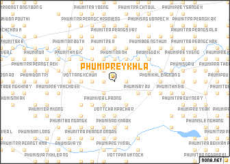 map of Phumĭ Prey Khla