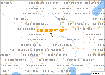 map of Phumĭ Prey Kiĕt