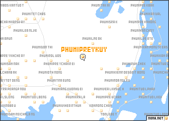 map of Phumĭ Prey Kŭy