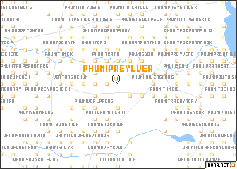 map of Phumĭ Prey Lvéa