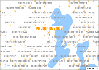 map of Phumĭ Prey Nŏb