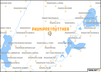 map of Phumĭ Prey Nŭtthéa