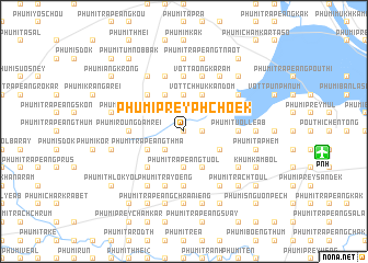 map of Phumĭ Prey Phchœ̆k