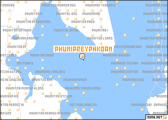 map of Phumĭ Prey Phkŏâm