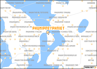 map of Phumĭ Prey Phniĕt