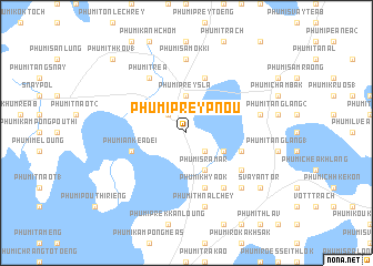 map of Phumĭ Prey Pnŏu