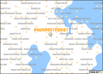 map of Phumĭ Prey Rômiĕt