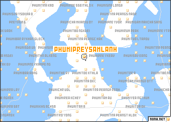 map of Phumĭ Prey Sâmlănh