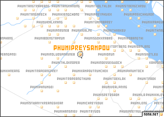 map of Phumĭ Prey Sâmpŏu